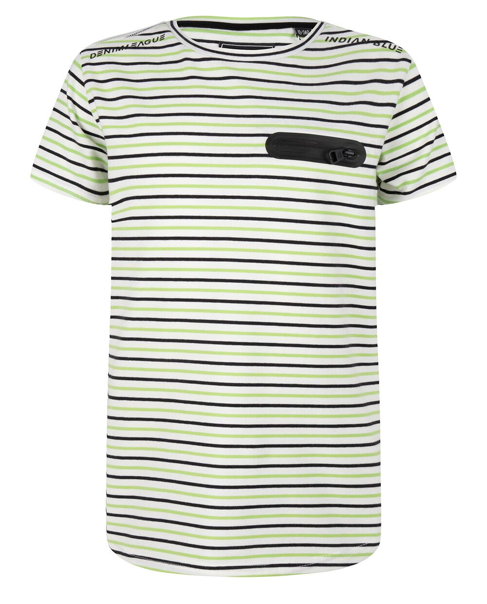 IBJ T-shirt Stripe pocket